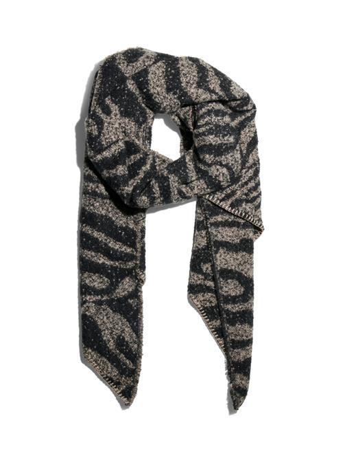 PIECES Sjal 'PCPYRON'  greige / sort