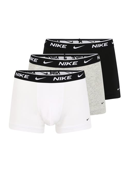 NIKE Underwear Boksershorts  grå-meleret / sort / hvid