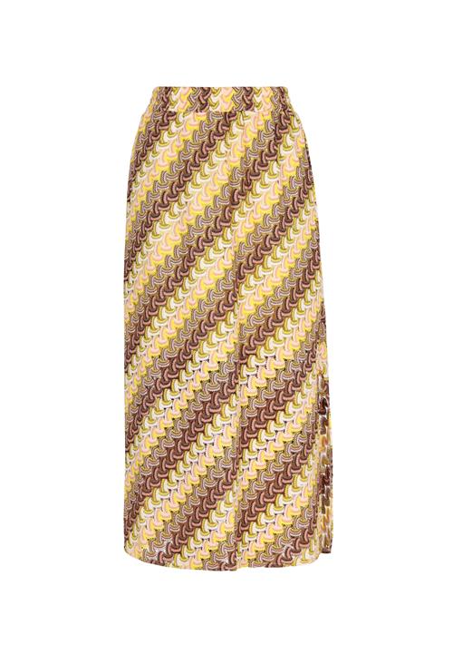 IZIA Nederdel  beige / brun / gul / hvid