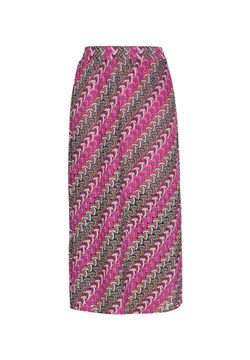 IZIA Nederdel  mørkegrøn / mørkelilla / pitaya / lys pink