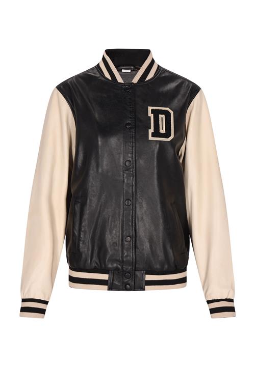 DreiMaster Vintage Overgangsjakke  sort / uldhvid