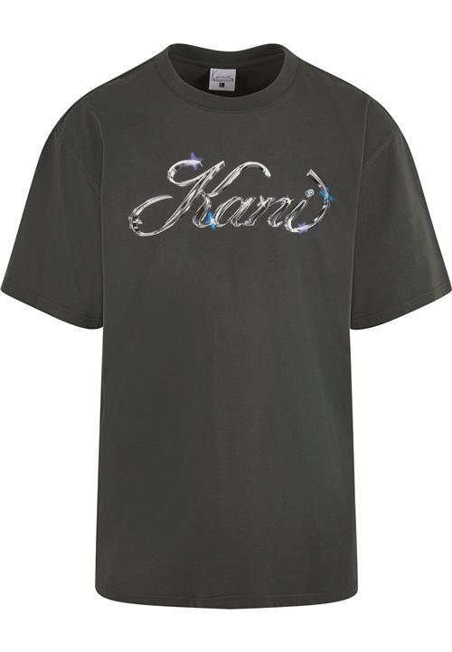 Karl Kani Bluser & t-shirts 'Icy Chrome'  azur / grå / mørkegrå / hvid
