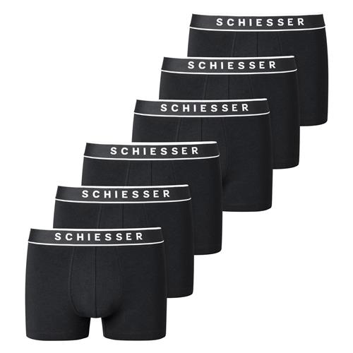 SCHIESSER Boksershorts  sort / hvid