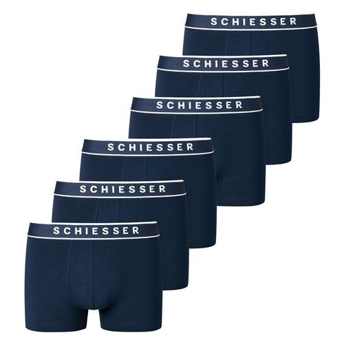 SCHIESSER Boksershorts  mørkeblå / hvid