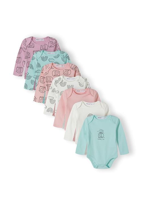 MINOTI Sparkedragt/Body  mint / lilla / koral / lys pink / offwhite