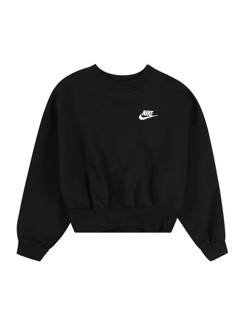 Nike Sportswear Sweatshirt 'Club Flc'  sort / hvid