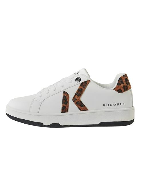 KOROSHI Sneaker low  brun / hvid