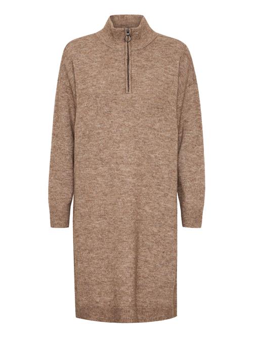 Fransa Strikkjole 'SANNY DR 3'  brun-meleret