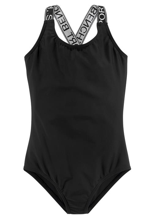 BENCH Badedragt  grå / sort