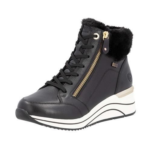 REMONTE Snørestøvletter  sort