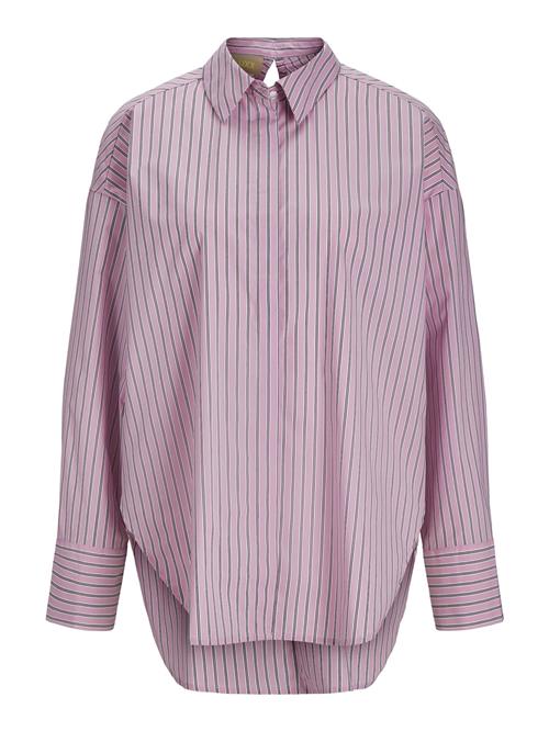 JJXX Bluse 'JXMagna'  lysviolet / sort / offwhite