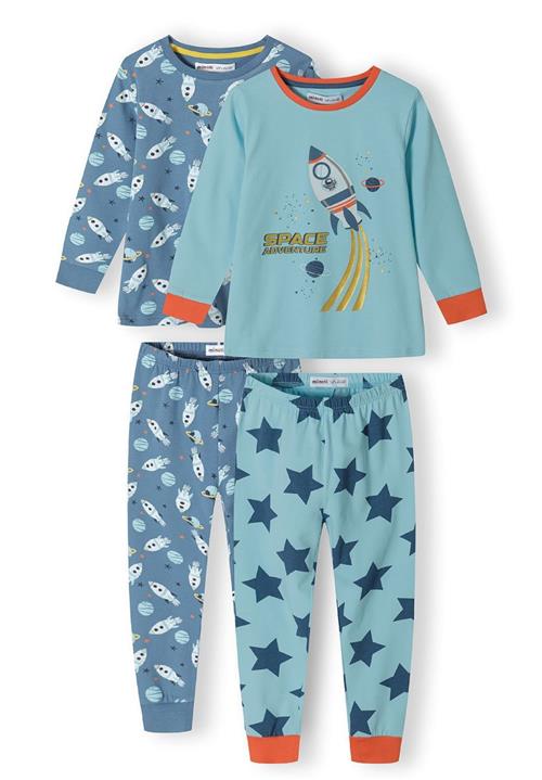 MINOTI Nattøj  turkis / dueblå / mørkeblå / hvid