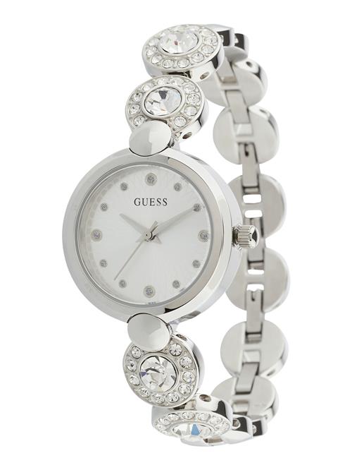 GUESS Analogt ur 'Stardom'  sort / sølv / transparent