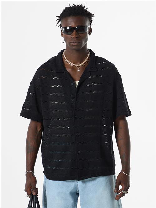 VAMOS CLO Skjorte  sort