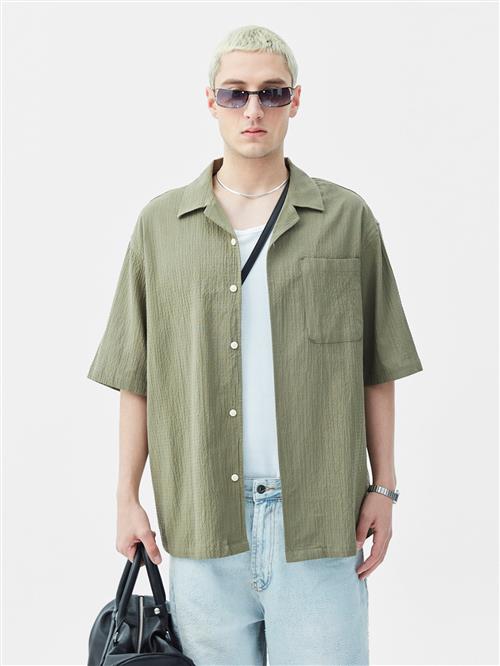 VAMOS CLO Skjorte  khaki