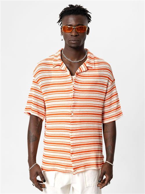 VAMOS CLO Skjorte  hummer / uldhvid