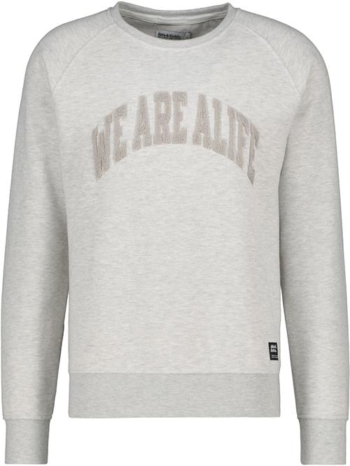 alife & kickin Sweatshirt 'LevinAK'  taupe / grå-meleret