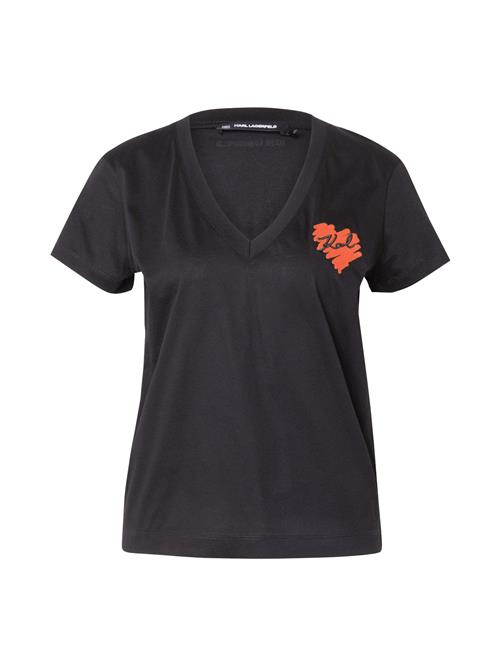 Karl Lagerfeld Shirts 'HEARTS'  rød / sort