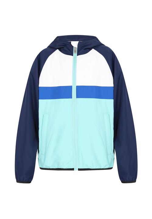 Mo ATHLSR Overgangsjakke  navy / turkis / hvid