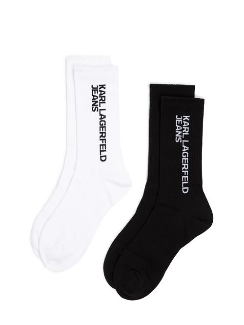 KARL LAGERFELD JEANS Sokker  sort / hvid