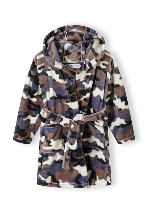 MINOTI Badekåbe  blå / brun / sort / hvid