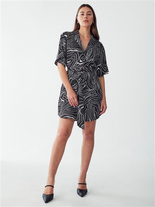 Willa Blusekjole 'MAISEY SHIRT DRESS'  sort / hvid
