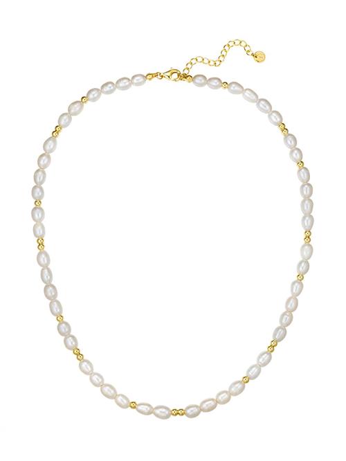 Glanzstücke München Kæde  guld / perlehvid