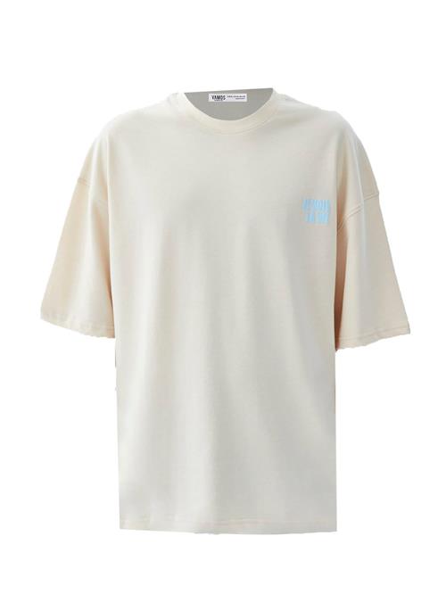 VAMOS CLO Bluser & t-shirts  creme / turkis / sort
