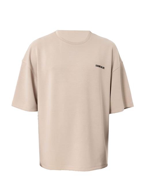 VAMOS CLO Bluser & t-shirts 'Japanese Iris'  stone / sort