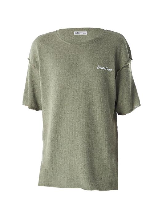 VAMOS CLO Bluser & t-shirts  khaki / hvid