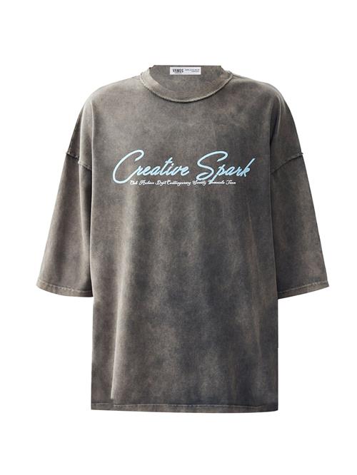 VAMOS CLO Bluser & t-shirts  blå / brun