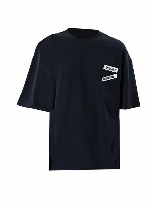 VAMOS CLO Bluser & t-shirts  blandingsfarvet / sort / hvid