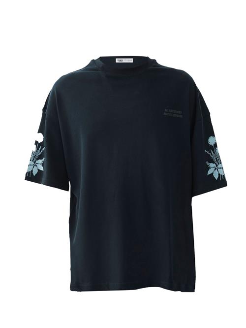 VAMOS CLO Bluser & t-shirts 'Everlasting Daisy'  blandingsfarvet / sort