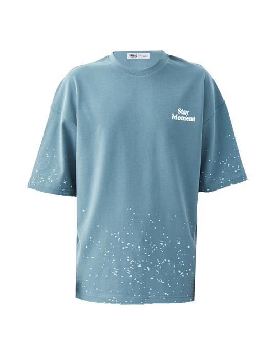 VAMOS CLO Bluser & t-shirts  blå / hvid