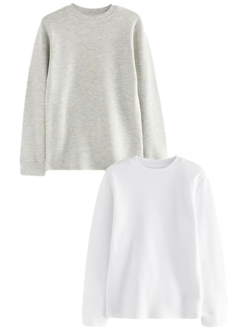 Next Undertrøje  grå-meleret / hvid