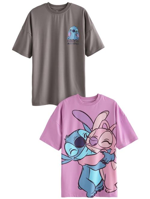 Next Natskjorte  grå / lilla / pink