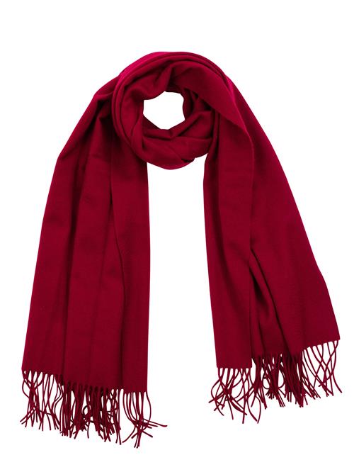 CASH-MERE.CH Sjal  vinrød