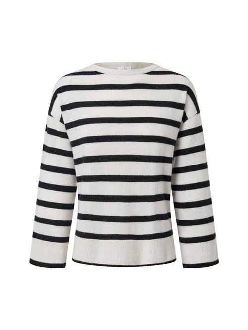 CASH-MERE.CH Pullover  sort / hvid