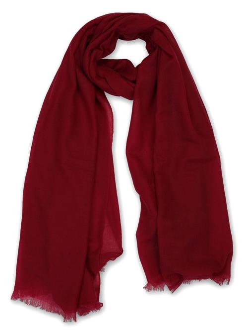 CASH-MERE.CH Sjal  bordeaux