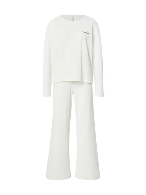 Karl Lagerfeld Pyjamas  creme / sort