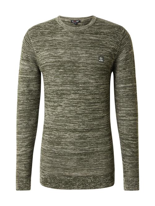 Key Largo Pullover 'Calgary'  oliven / lysegrøn