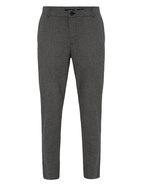 Antioch Lærredsbukser  sort / hvid