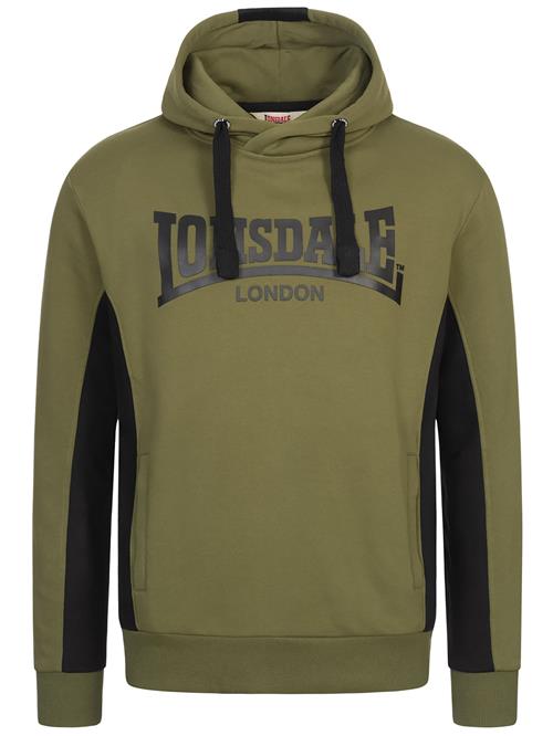 LONSDALE Sweatshirt  oliven / sort