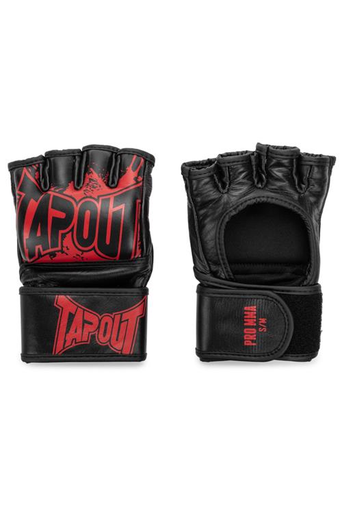 Tapout Korte fingerhandsker 'MMA Pro Fight'  rød / sort