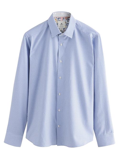 Next Skjorte  royalblå / hvid