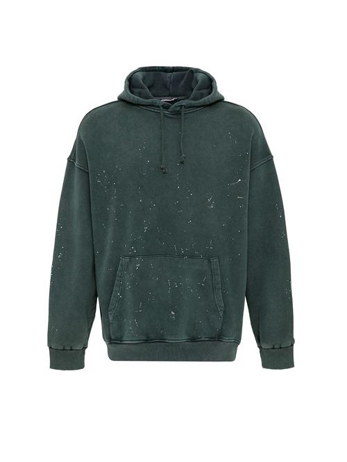 VAMOS CLO Sweatshirt  mørkegrøn / hvid