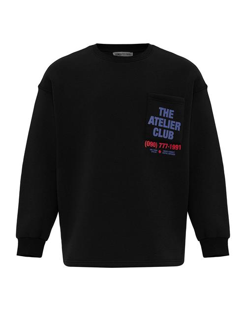 VAMOS CLO Sweatshirt  safir / rød / sort