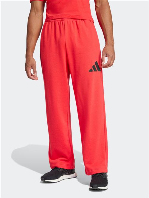 ADIDAS SPORTSWEAR Sportsbukser 'Essentials'  rød / sort