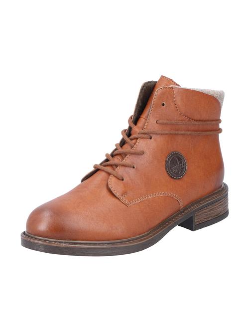 Rieker Snørestøvletter  cognac / mørkebrun