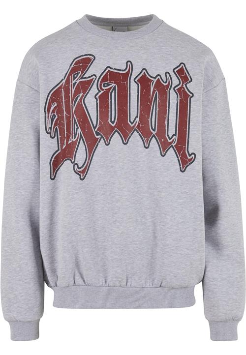 Karl Kani Sweatshirt 'Inside Out'  grå-meleret / mørkerød / sort